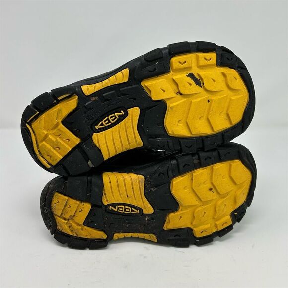 Keen Kids Kalamazoo High Winter Warm Snow Boots Black Size 4Y Boys Outdoors - Picture 11 of 14